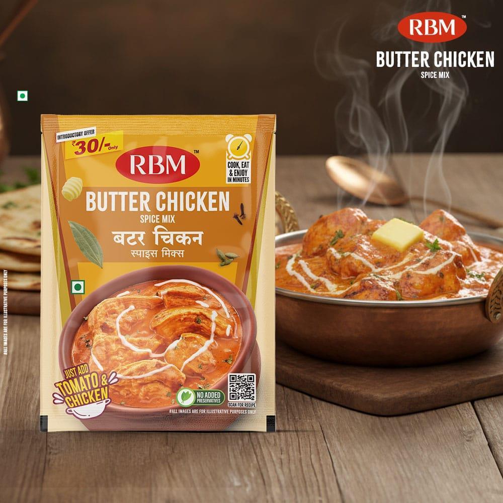 Rbm Butter Chicken Spice Mix 50g